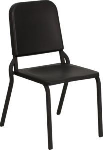 Flash Furniture HERCULES Series Black High Density Stackable Melody Band/Music Chair