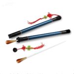 Aibay1 Pair 15″ Music Conductor Baton with Brown Imitation Agate Handle
