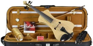 Bunnel NEXT Electric Violin Outfit Natural Flame Amp