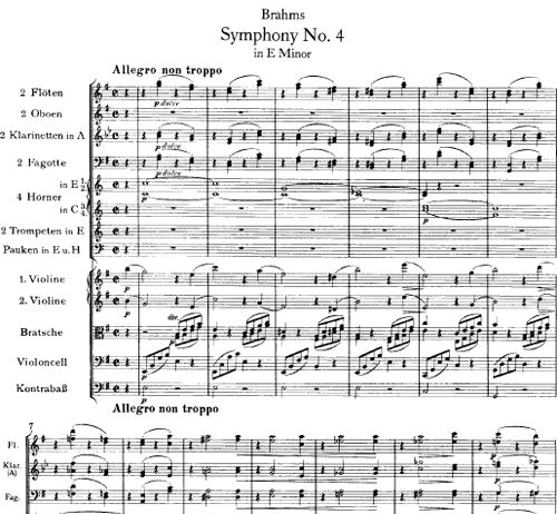 brahms no 4 symphony