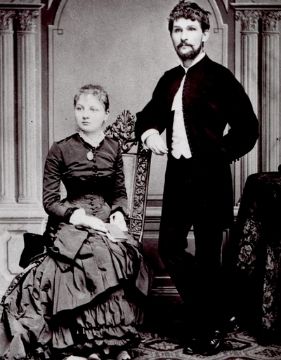 One of the greatest Czech Leoš Janáček with his wife. 