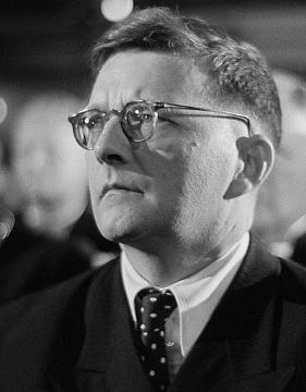 A photo of Dmitri Dmitriyevich Shostakovich, a well-known composer of the 20th century