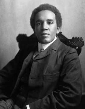 A photo of Samuel Coleridge Taylor, a black composer