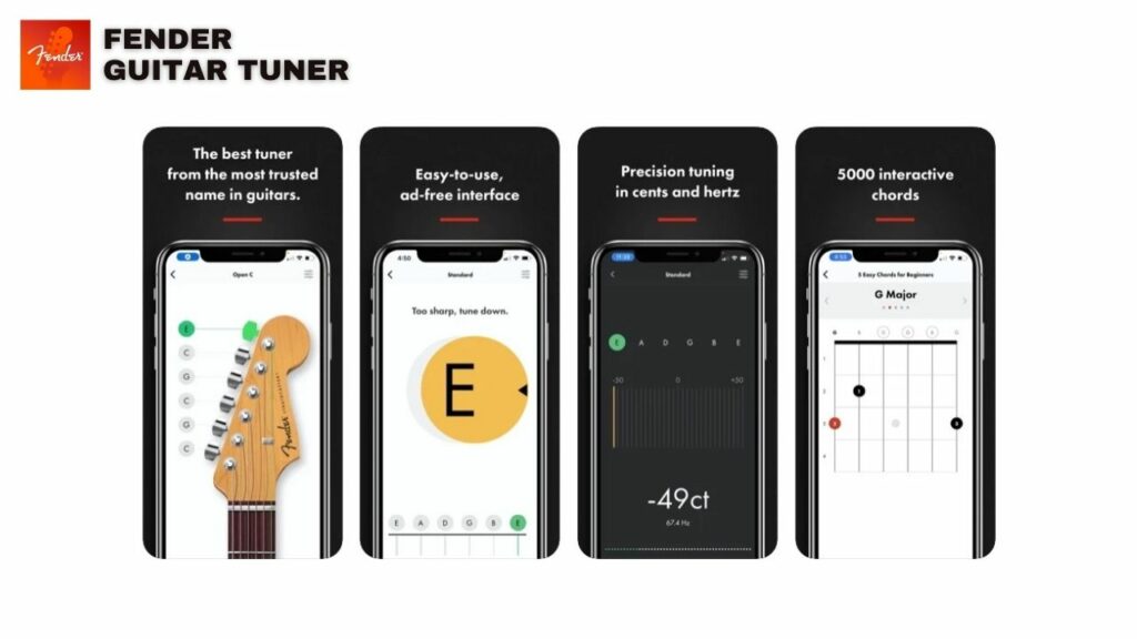 Fender Guitar Tuner app for ukulele