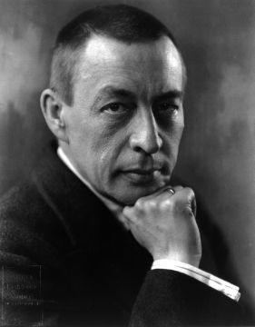 Photo of pianist Sergei Rachmaninov