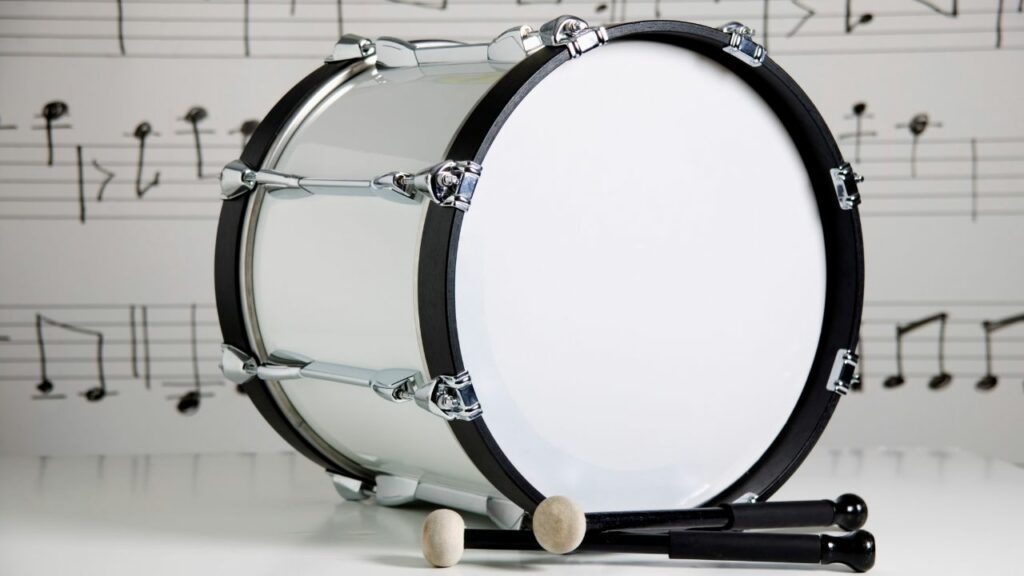 A picture of a bass drum