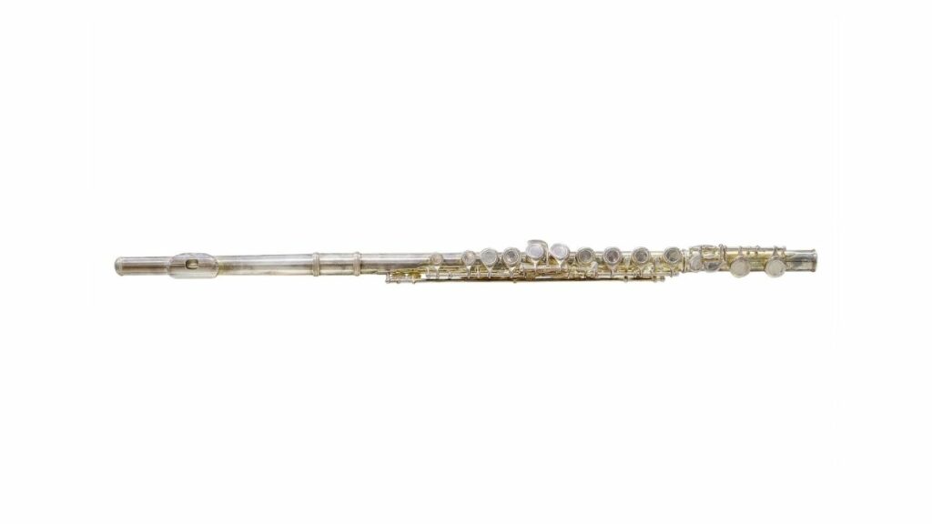 A picture of a flute on a white background