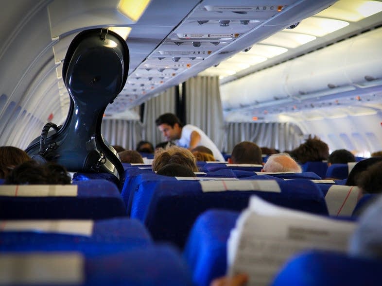 Cello on Plane Source: Flickr / modenadude