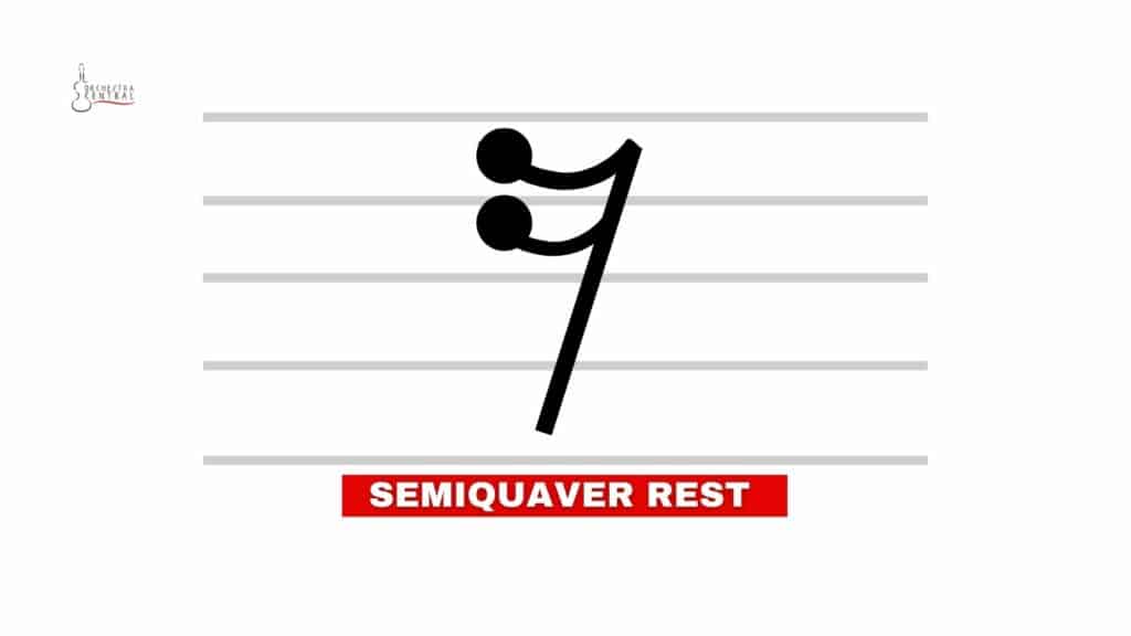 photo of a semiquaver rest