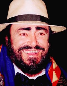 photo of one of the most famous opera singers, Luciano Pavarotti