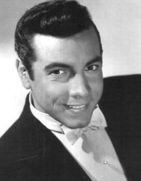 black and white photo of opera singer, Mario Lanza