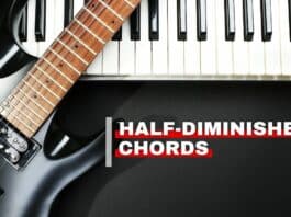 Half-diminished chord featured image from Orchestra Central.