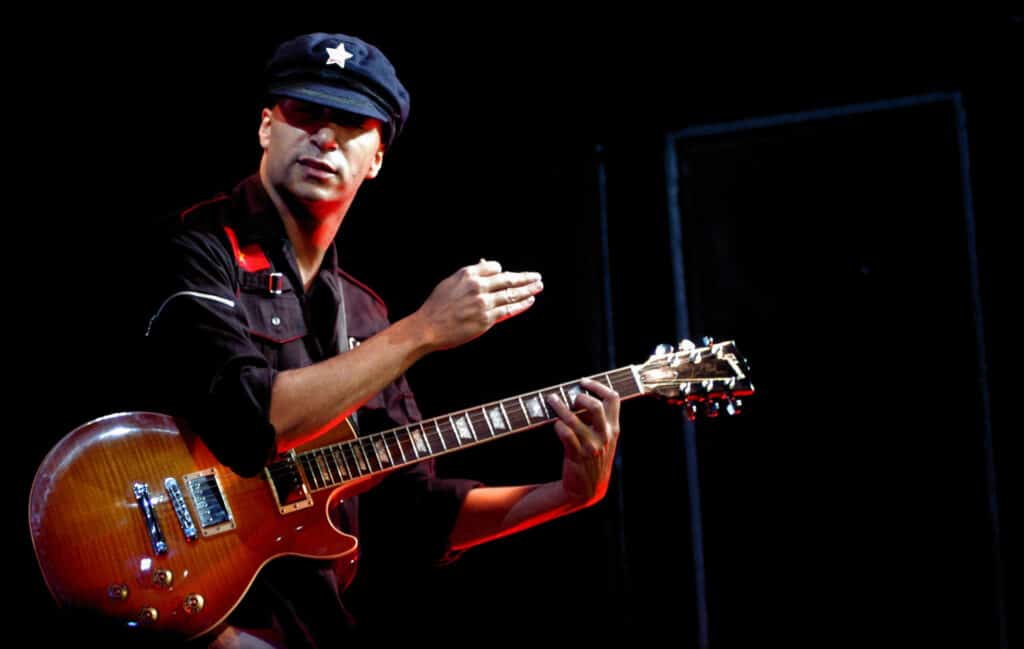 Denver February 21: Guitarist Tom Morello Of The Rock