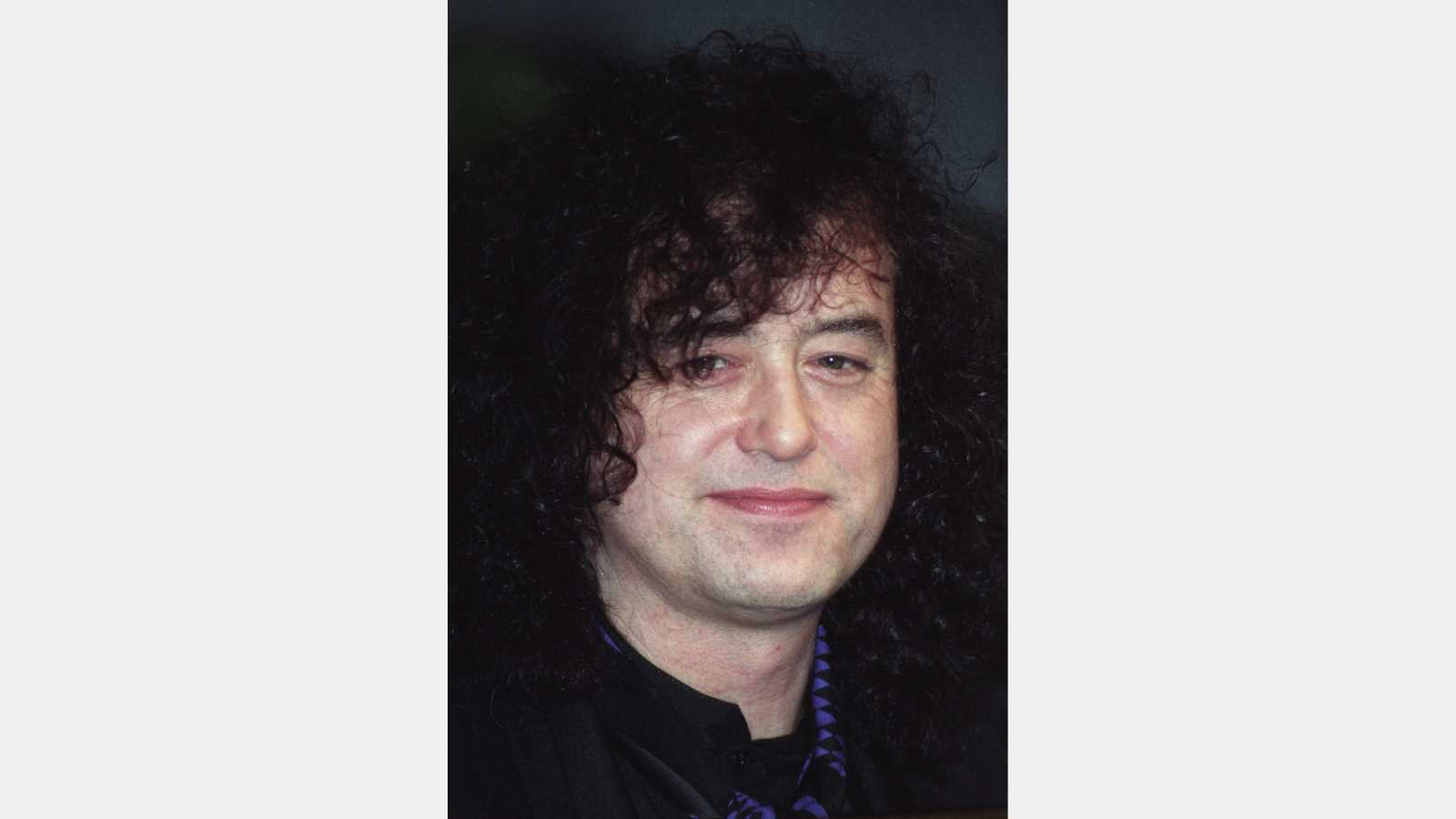 Los Angeles - circa 1993: Rock star Jimmy Page, of the band Led Zeppelin, arrives at The Whiskey a Go-Go nightclub.
