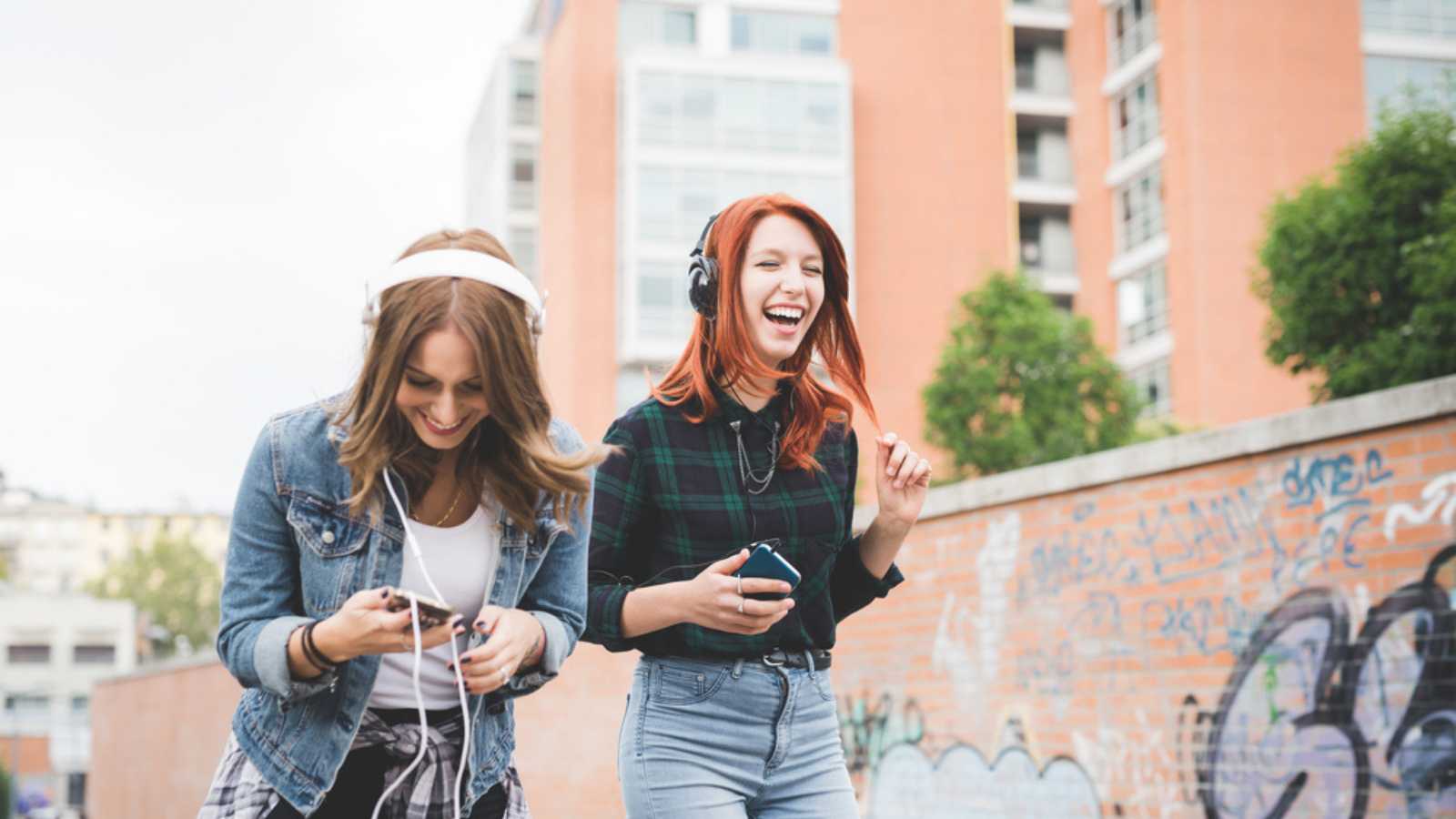 Women Enjoying Music