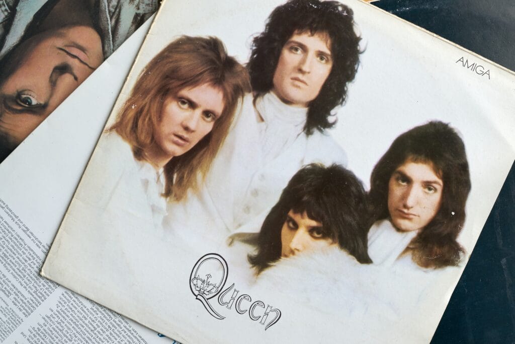 Magdeburg Germany Â January 15 2022: Record Cover Of The
queen