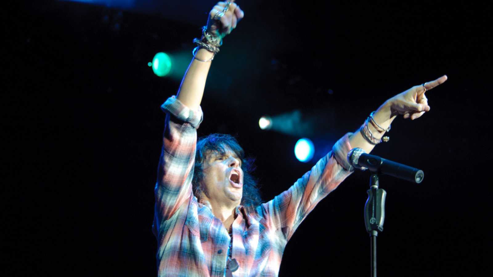 WHEATLAND, CA - OCT 15: Kelly Hansen of Foreigner performs as part of Journey's Eclipse Tour at Sleep Train Amphitheater on October 15, 2011 in Wheatland, California.
