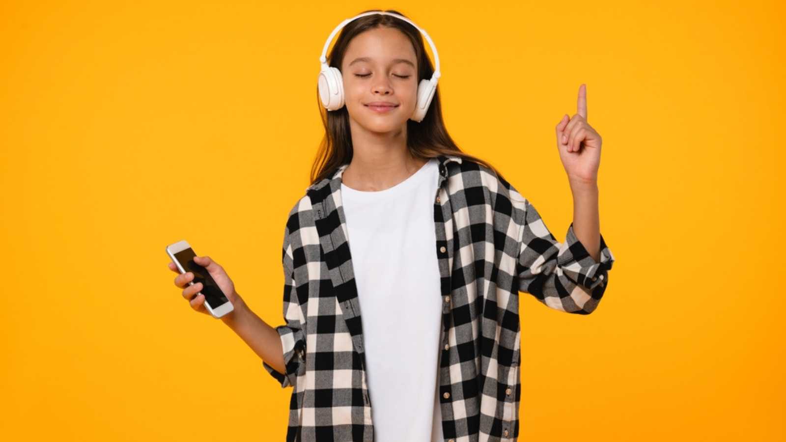 Teen Hearing Music