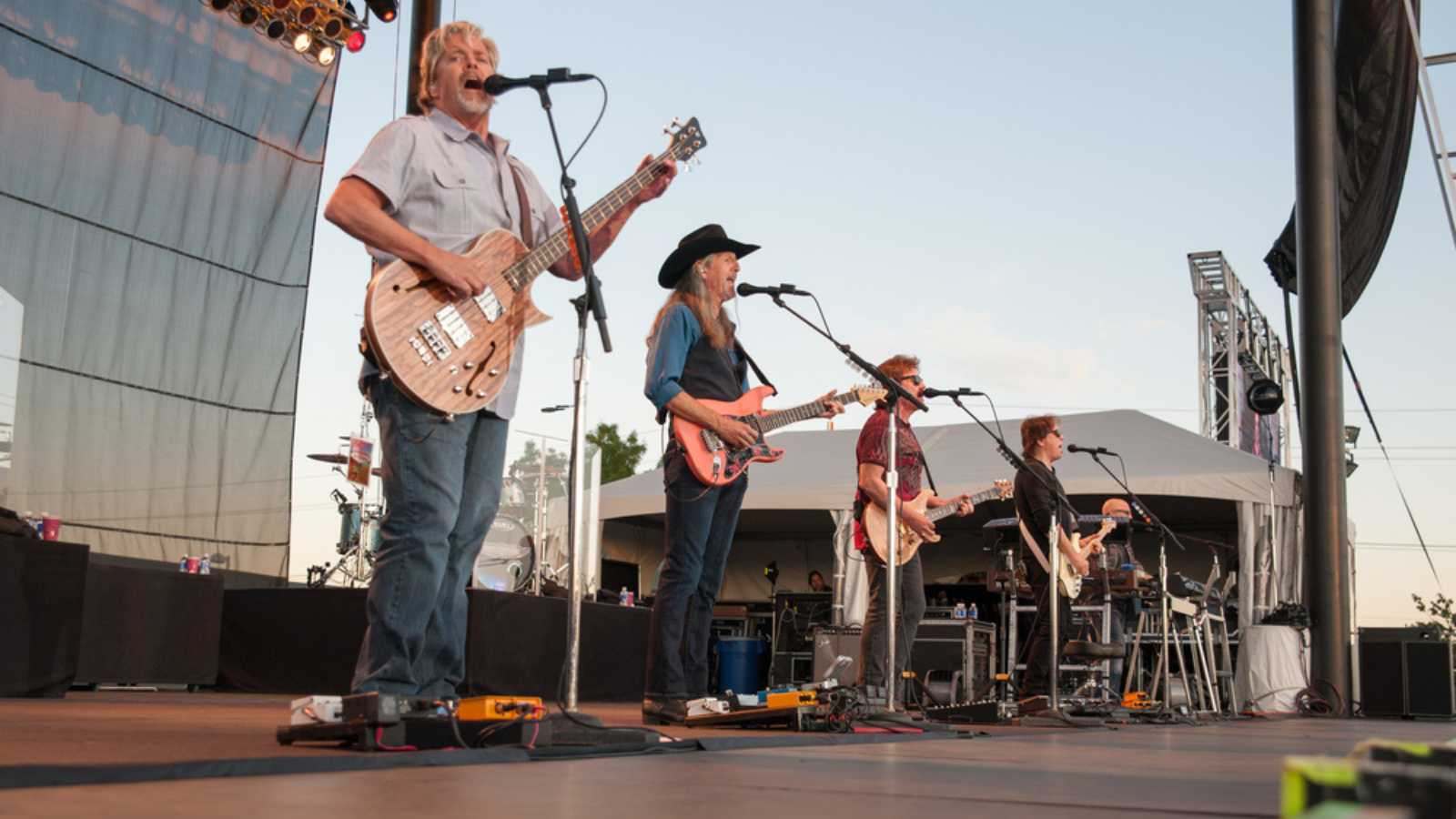 Lincoln, CA - June 14: The Doobie Brothers perform at Thunder Valley Casino Resort in Lincoln, California on June 14th, 2013
