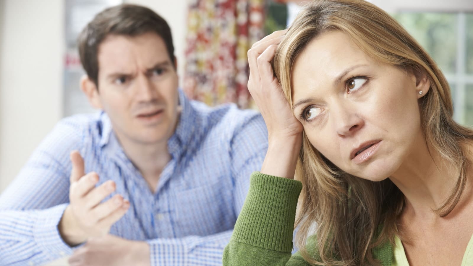 Couple Arguing Woman Annoyed 