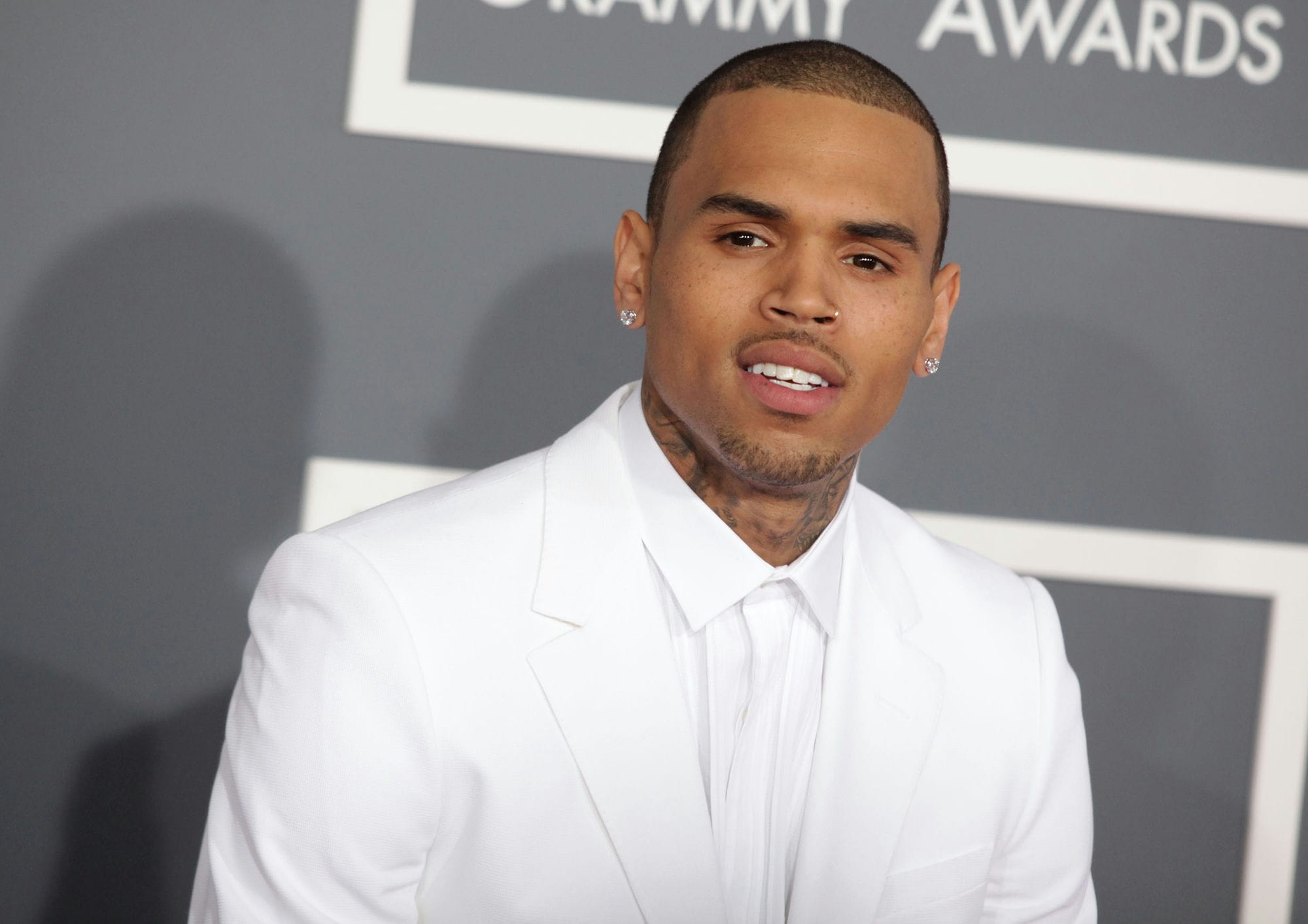 Los Angeles Feb 10: Chris Brown Arrives To The