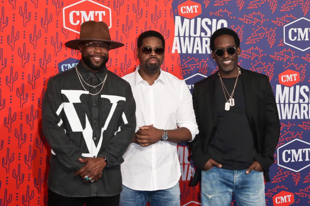 Nashville Jun 5: (l R) Wanya Morris Nathan Morris And