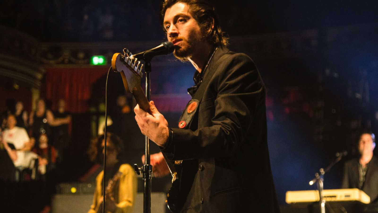 London, UK - June 7th 2018: Arctic Monkeys (Alex Turner) performing live at the Royal Albert Hall. All profits go to War Child UK .