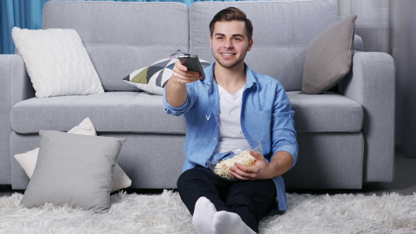 Boy Watching Tv