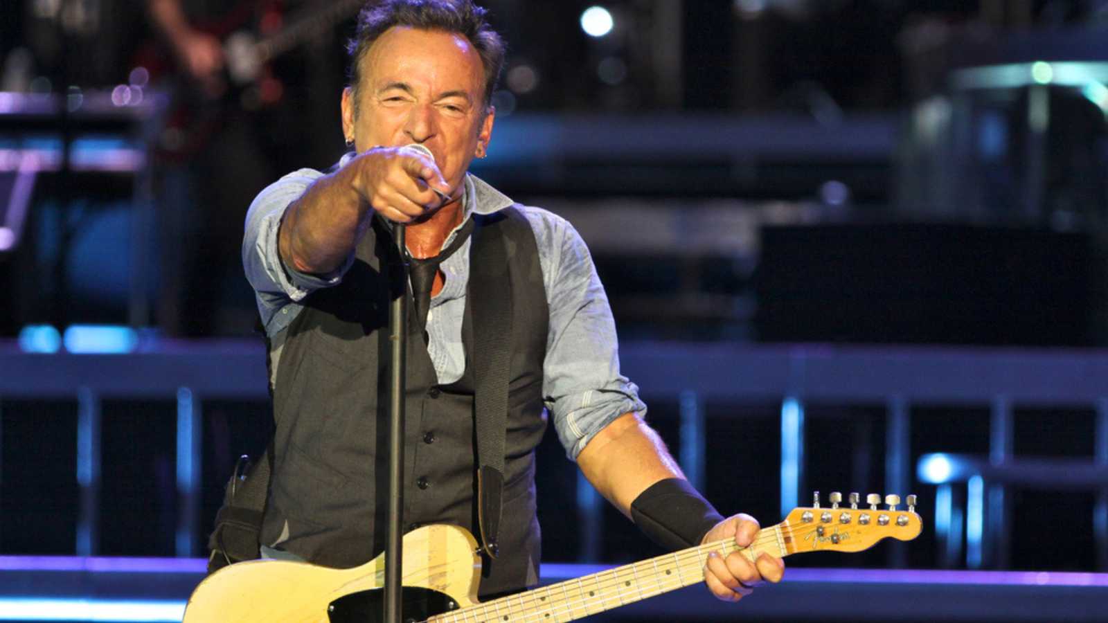 TORONTO - AUGUST 24: Bruce Springsteen and the E Street Band perform at the Rogers Centre on August 24, 2012 in Toronto.
