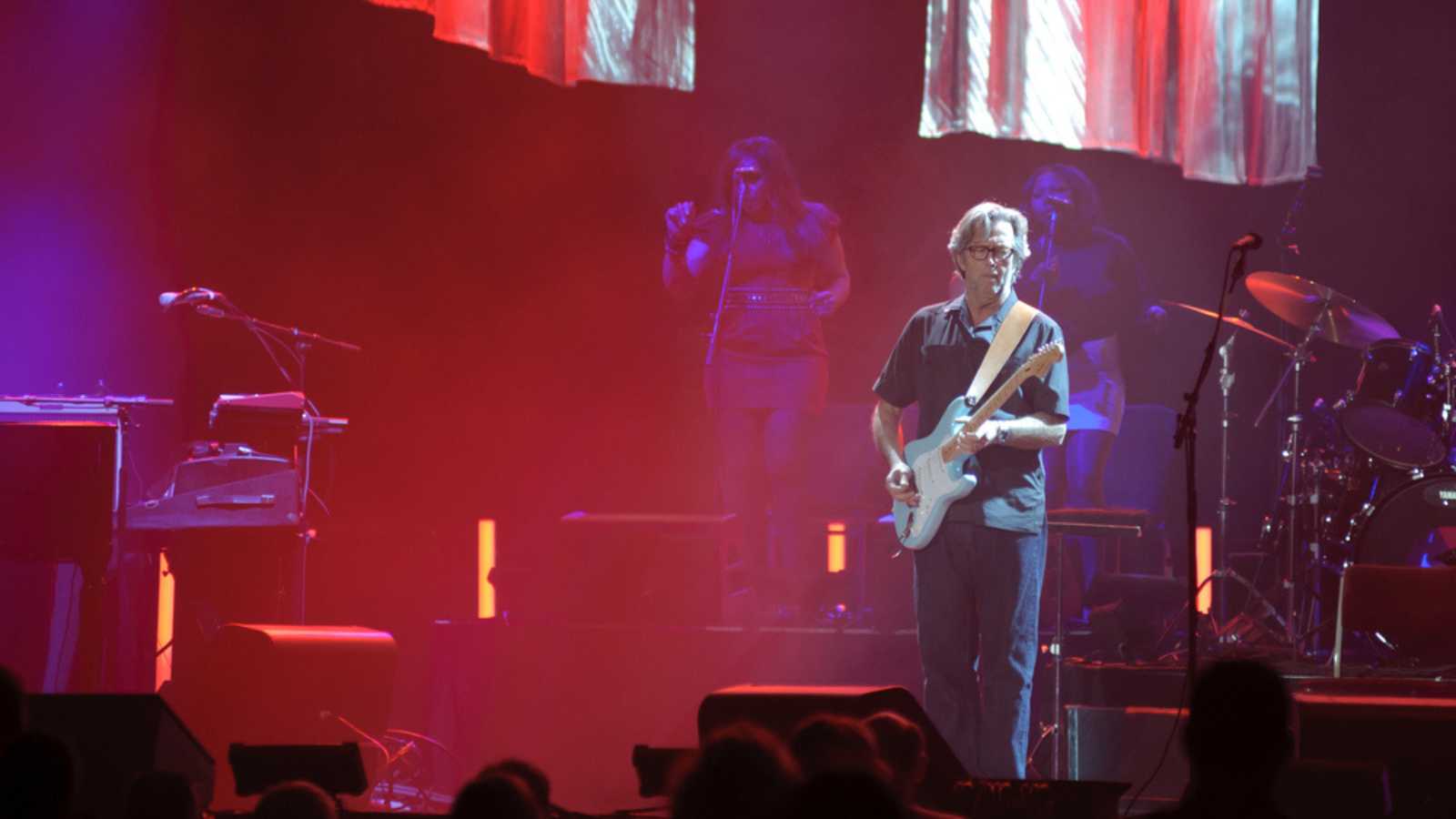 SACRAMENTO - MARCH 3: Eric Clapton performs on stage at Power Band Pavilion on March 3, 2011, in Sacramento, CA
