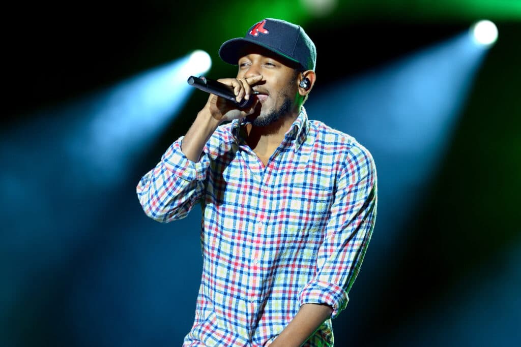 Barcelona May 30: Kendrick Lamar (rap Artist) Performs At