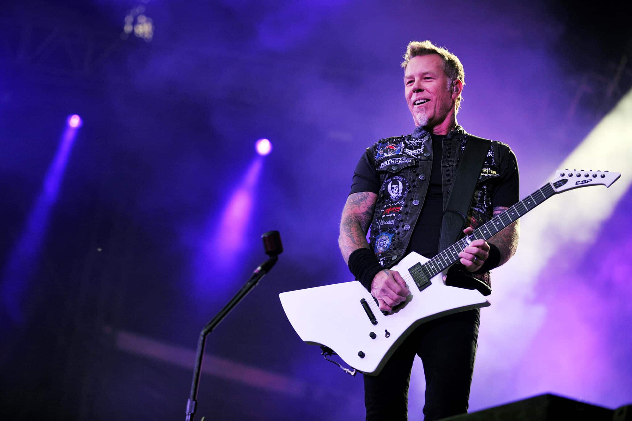 Prague May 7: Singer And Guitarist James Hetfield Of
